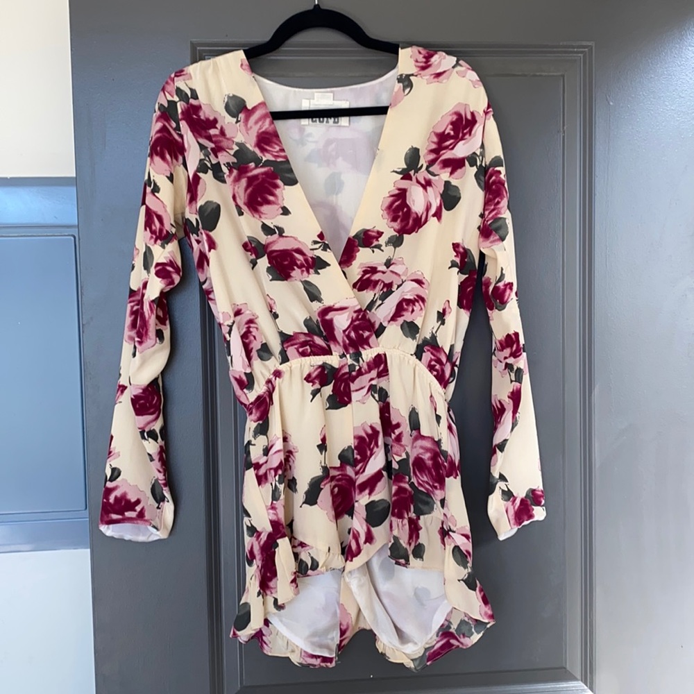 Stone Cold Fox floral romper